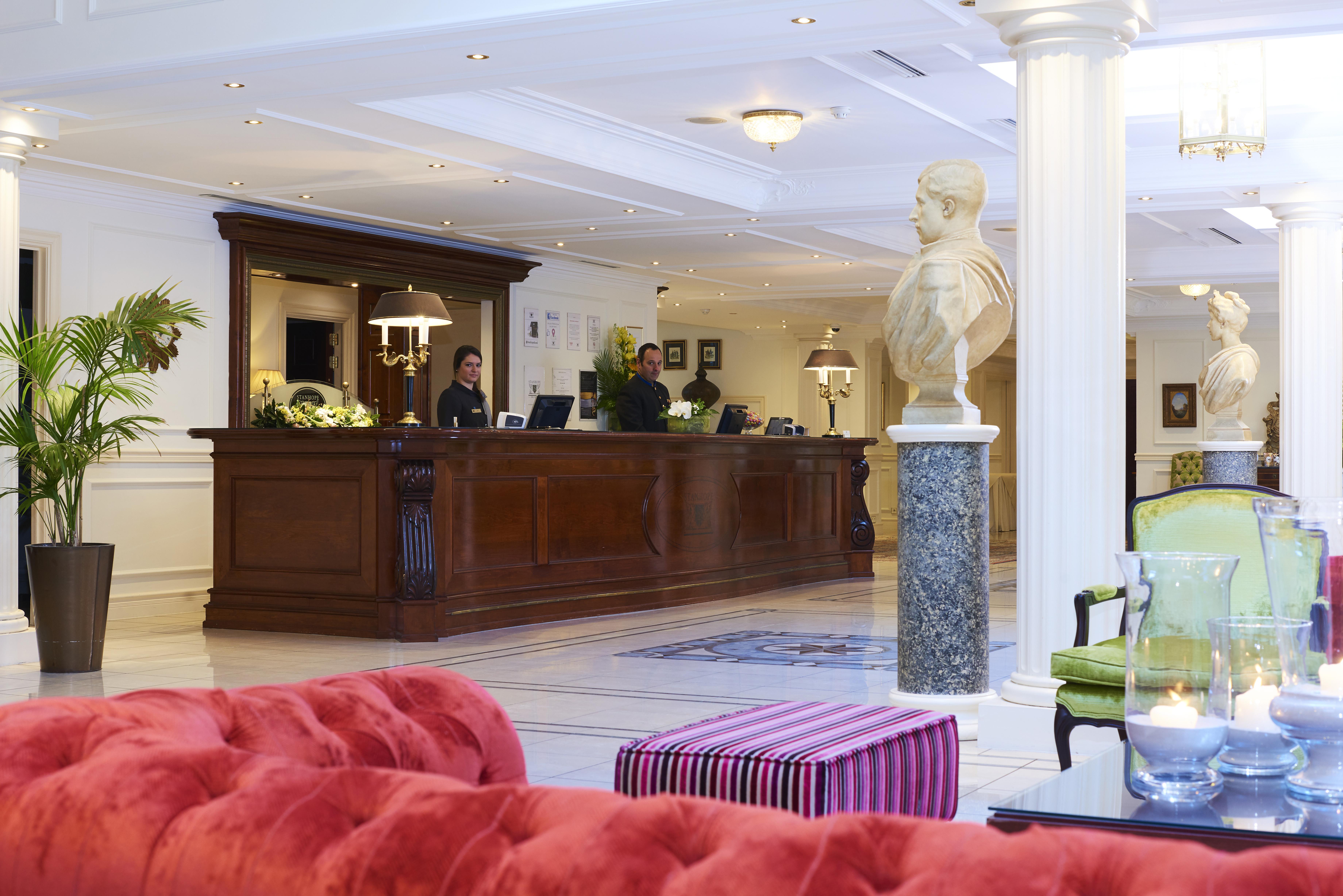 Stanhope Hotel By Thon Hotels Брюссель Экстерьер фото The lobby of the hotel